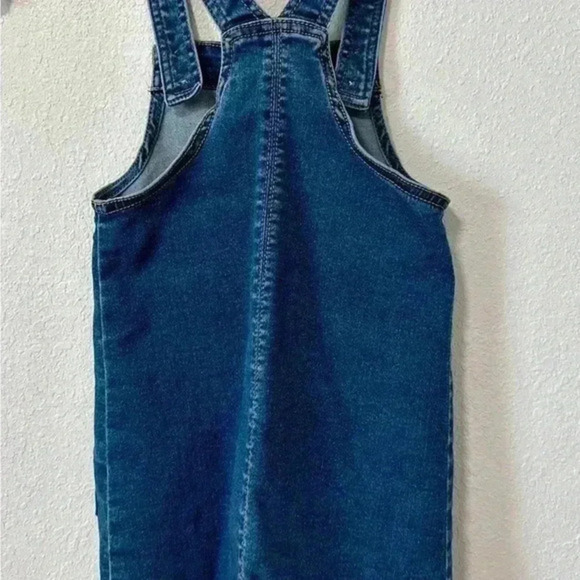 Wonder Nation Girls Months Jean Overall Skirt with Button down Front 5T - Picture 2 of 3